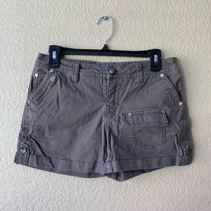 Miss me cargo shorts sz 27 grayish brown